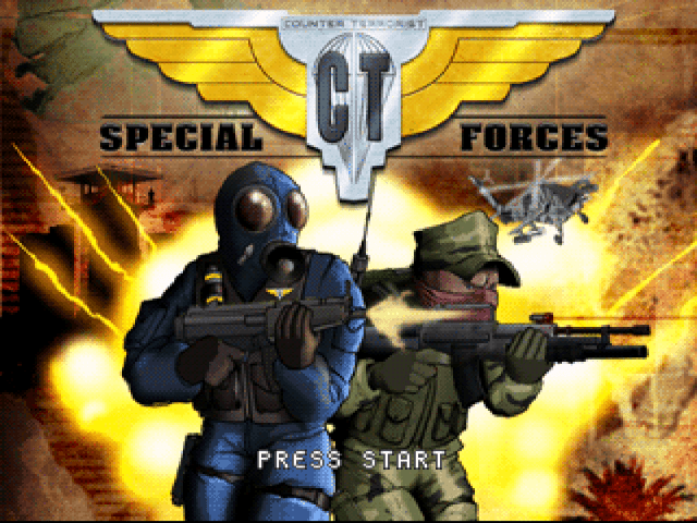 CT Special Forces title screen for Playstation